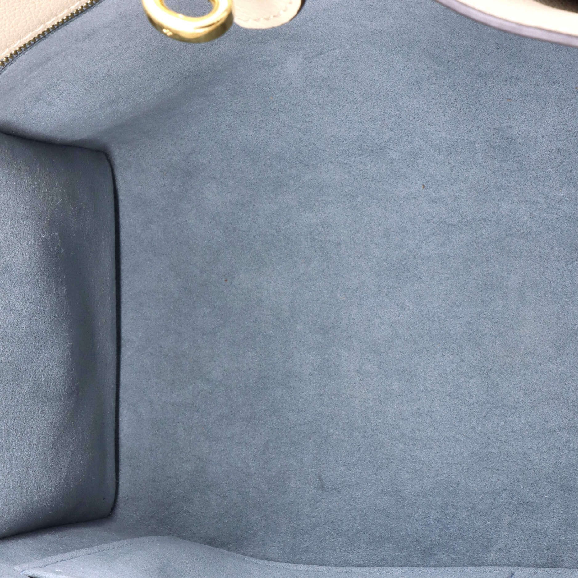 Pre-Loved Louis Vuitton On My Side Tote Leather with Monogram Canvas MM - Image 5