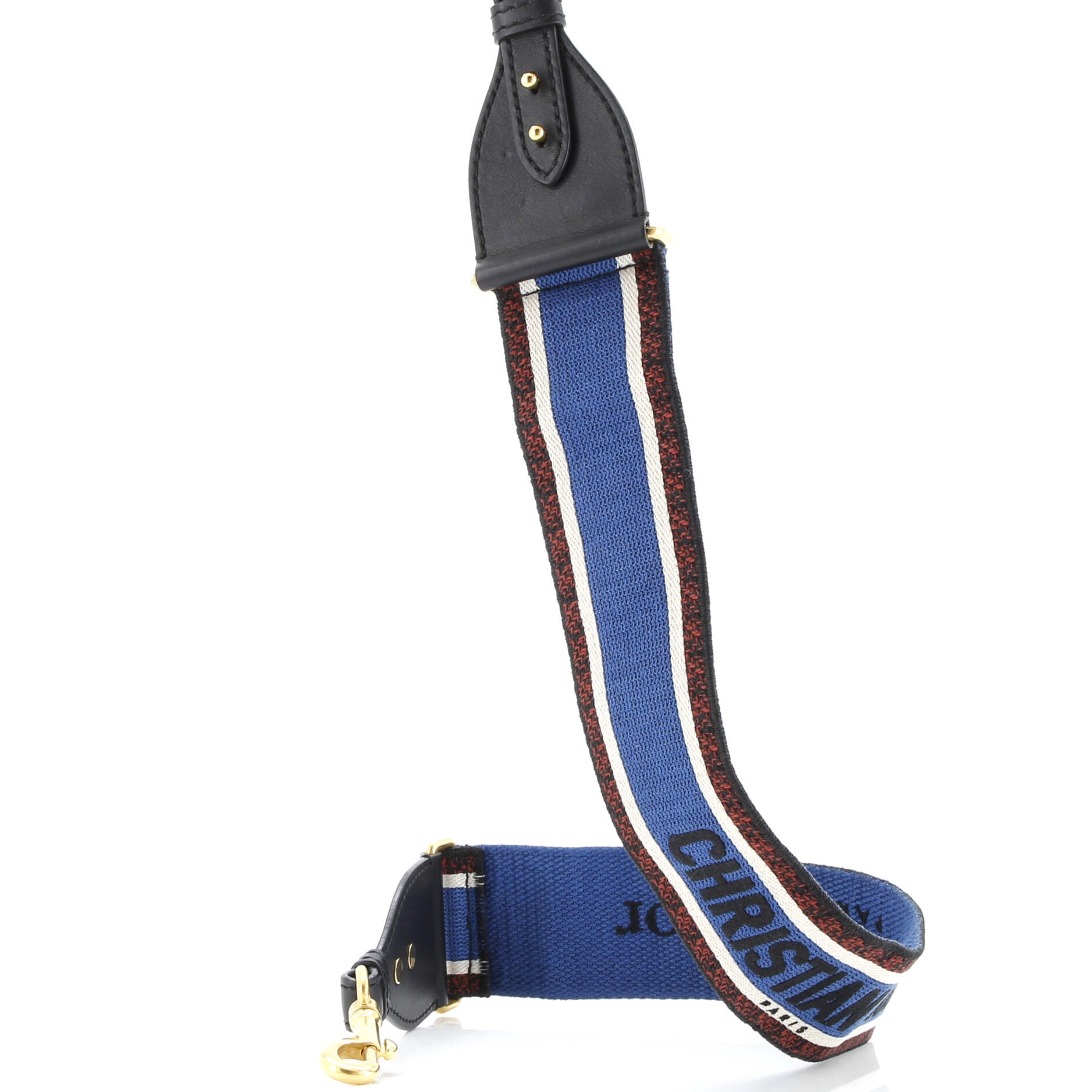 Pre-Loved Christian Dior Logo Shoulder Strap Embroidered Canvas - Image 2