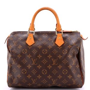 Pre-Loved Louis Vuitton Speedy Handbag Monogram Canvas 30