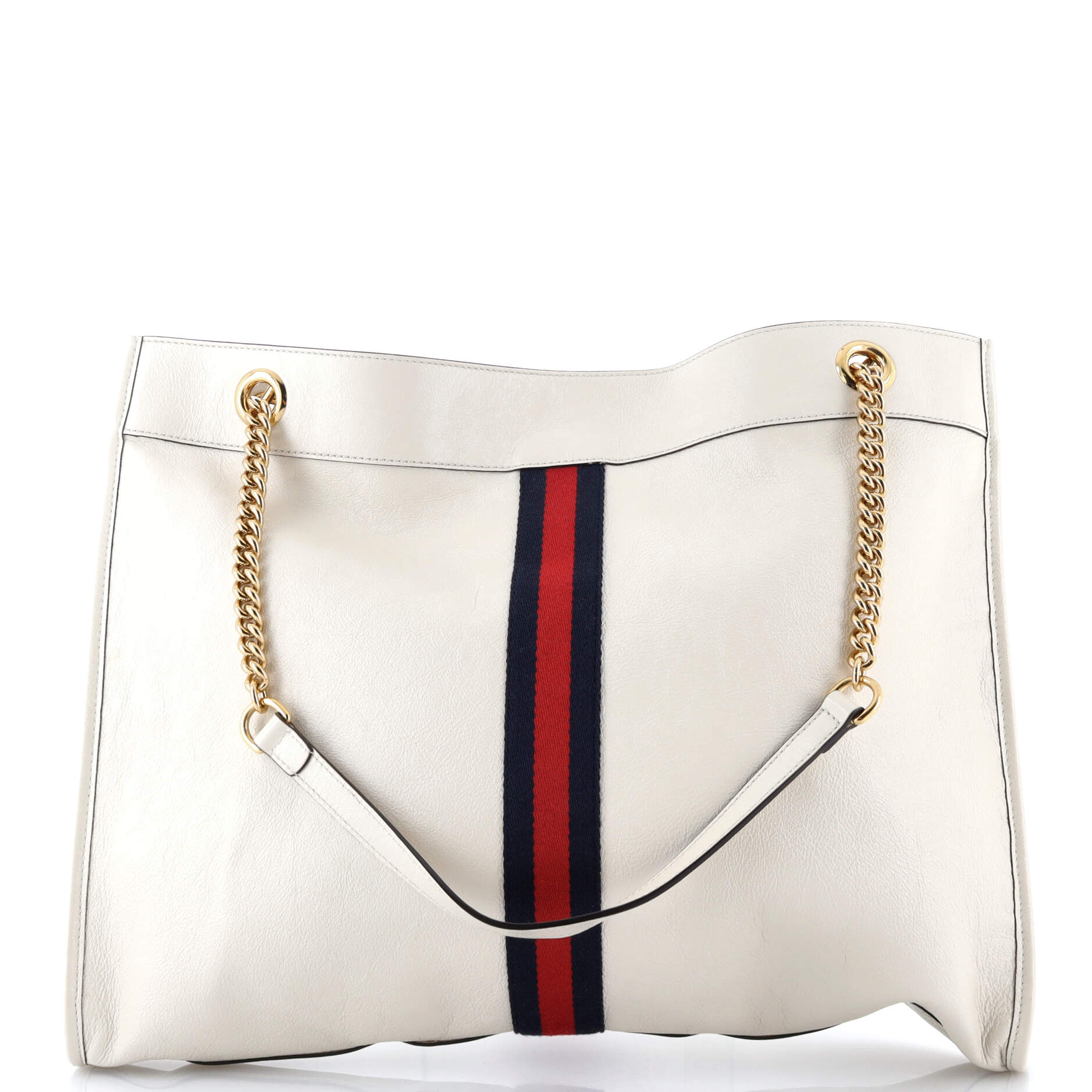 Pre-Loved Gucci Rajah Chain Tote Leather Large - Image 4