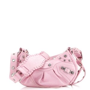 Pre-Loved Balenciaga Le Cagole Giant Studs Shoulder Bag Leather XS