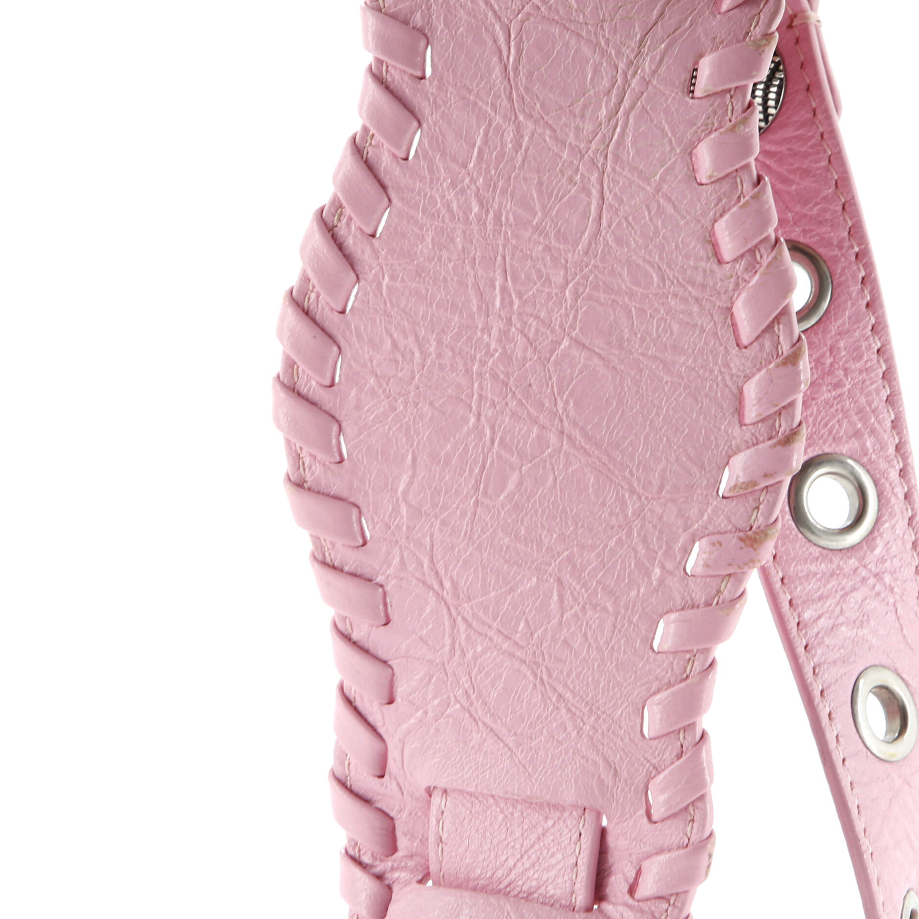 Pre-Loved Balenciaga Le Cagole Giant Studs Shoulder Bag Leather XS - Image 7