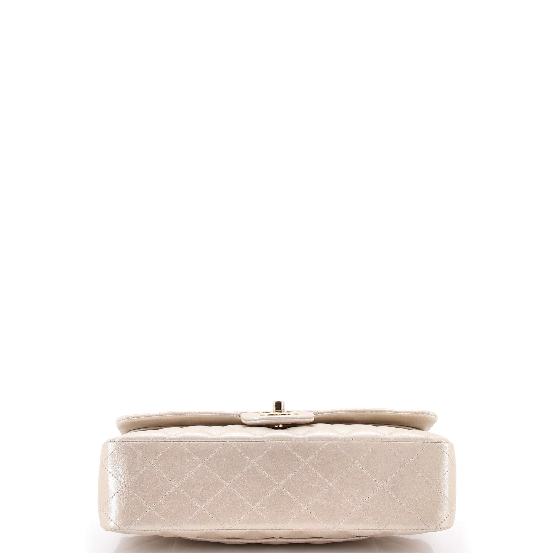 Pre-Loved Chanel Classic Double Flap Bag Quilted Iridescent Calfskin Medium - Image 5