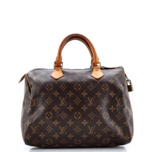 Pre-Loved Louis Vuitton Speedy Handbag Monogram Canvas 30