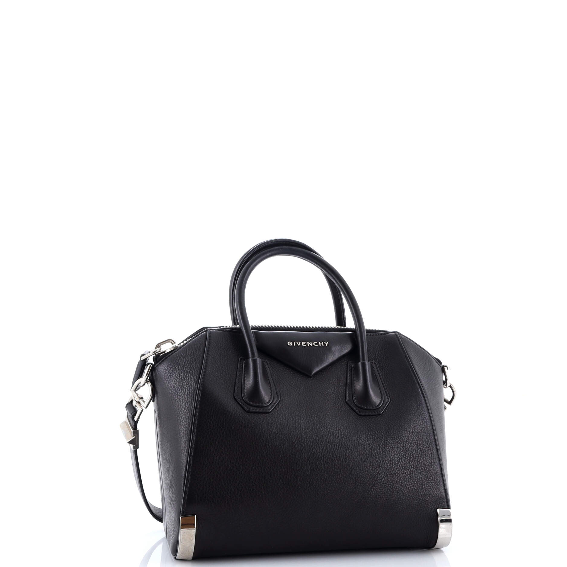 Pre-Loved Givenchy Antigona Bag Glazed Leather Small - Image 2