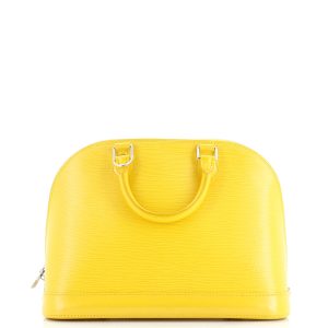 Pre-Loved Louis Vuitton Alma Handbag Epi Leather PM
