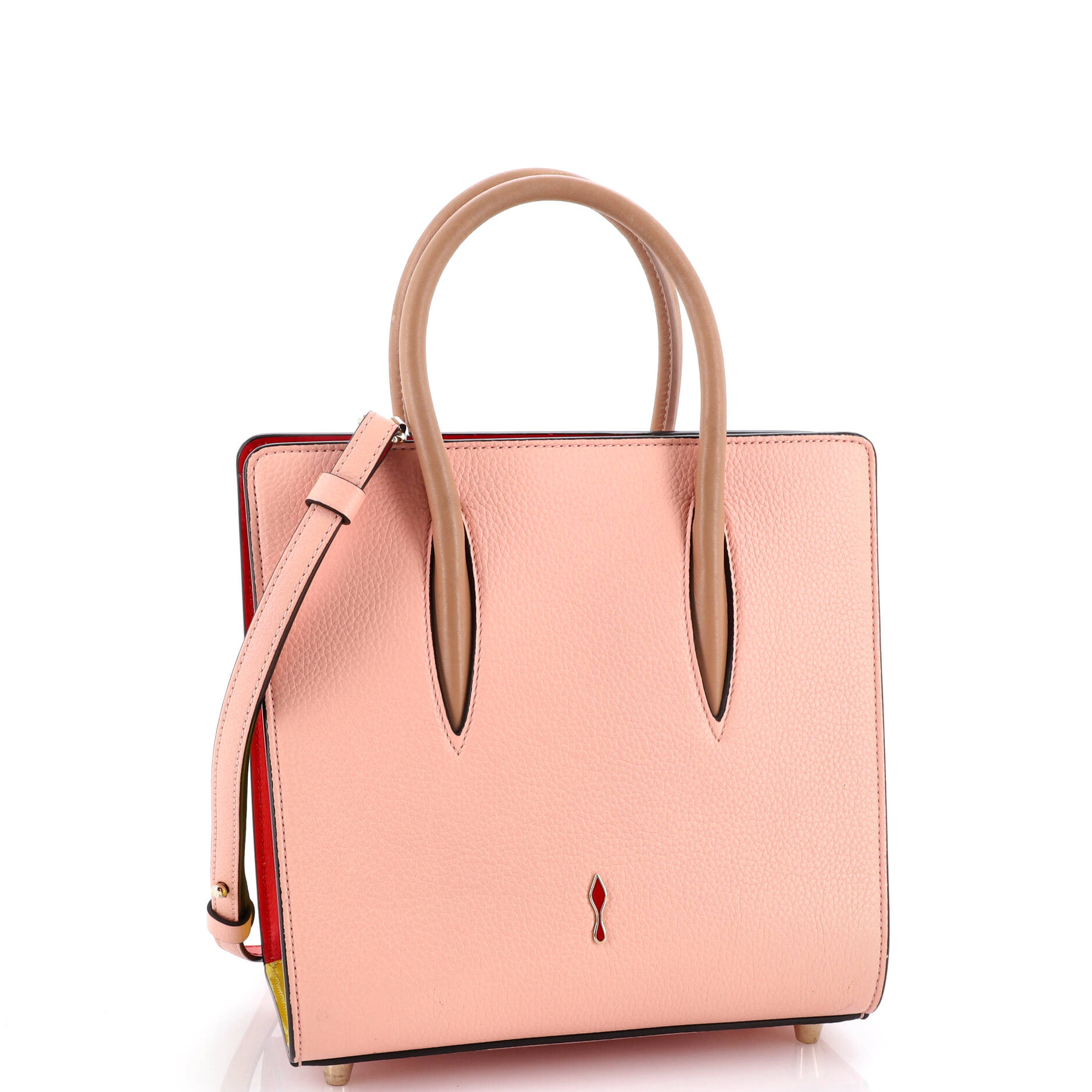 Pre-Loved Christian Louboutin Paloma Tote Leather Small - Image 2