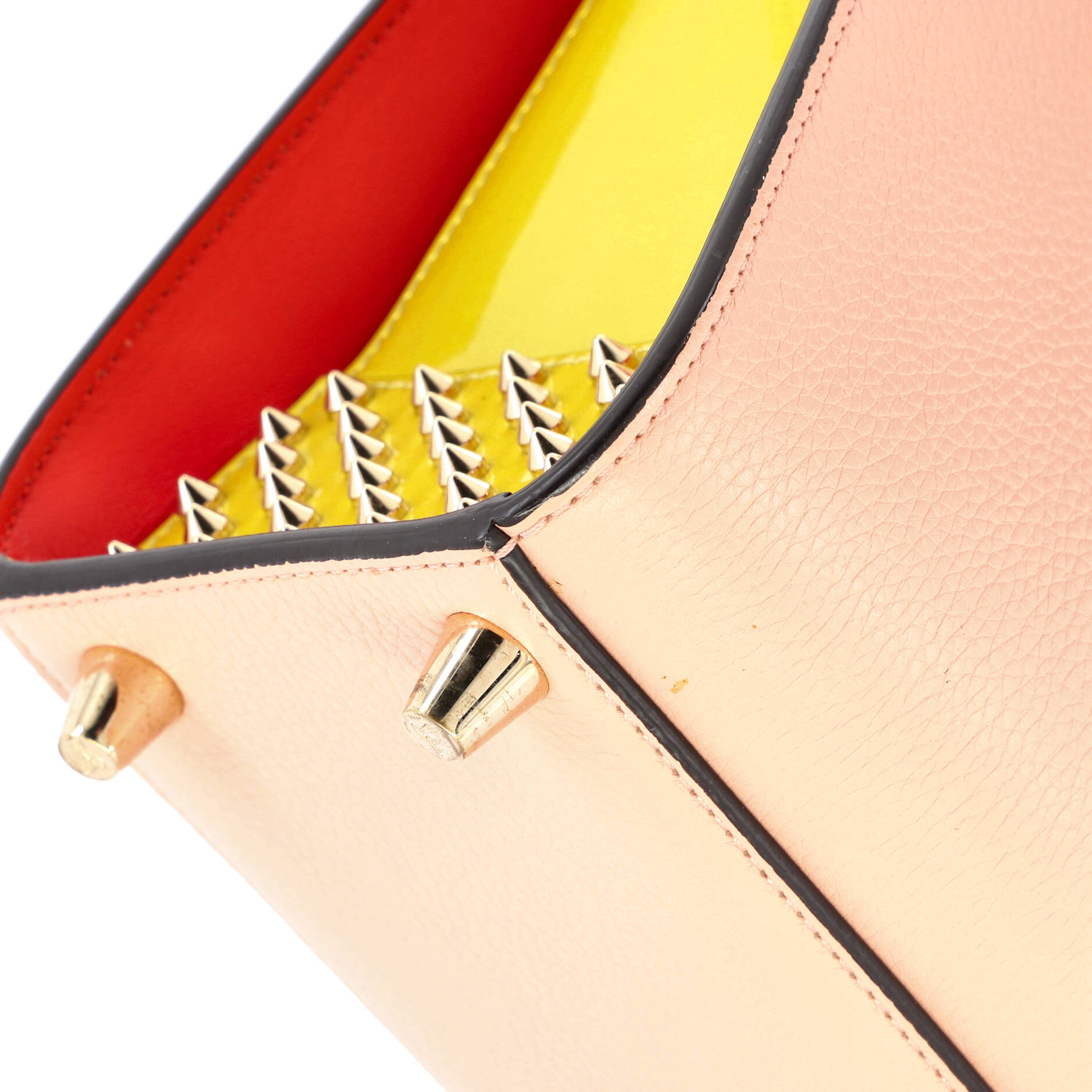 Pre-Loved Christian Louboutin Paloma Tote Leather Small - Image 6