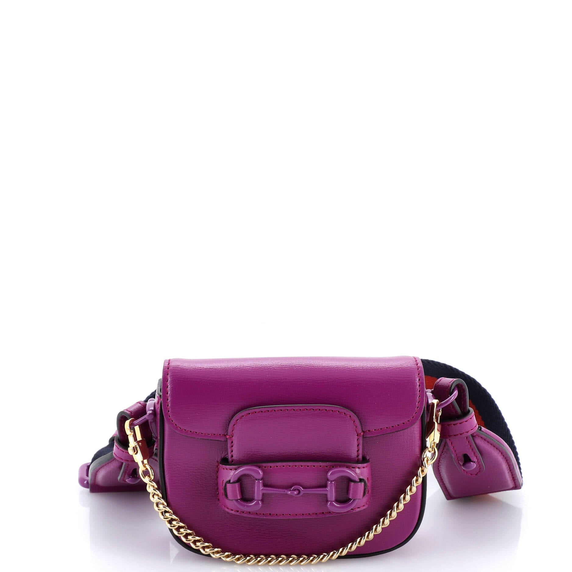 Pre-Loved Gucci Horsebit 1955 Shoulder Bag Leather Super Mini