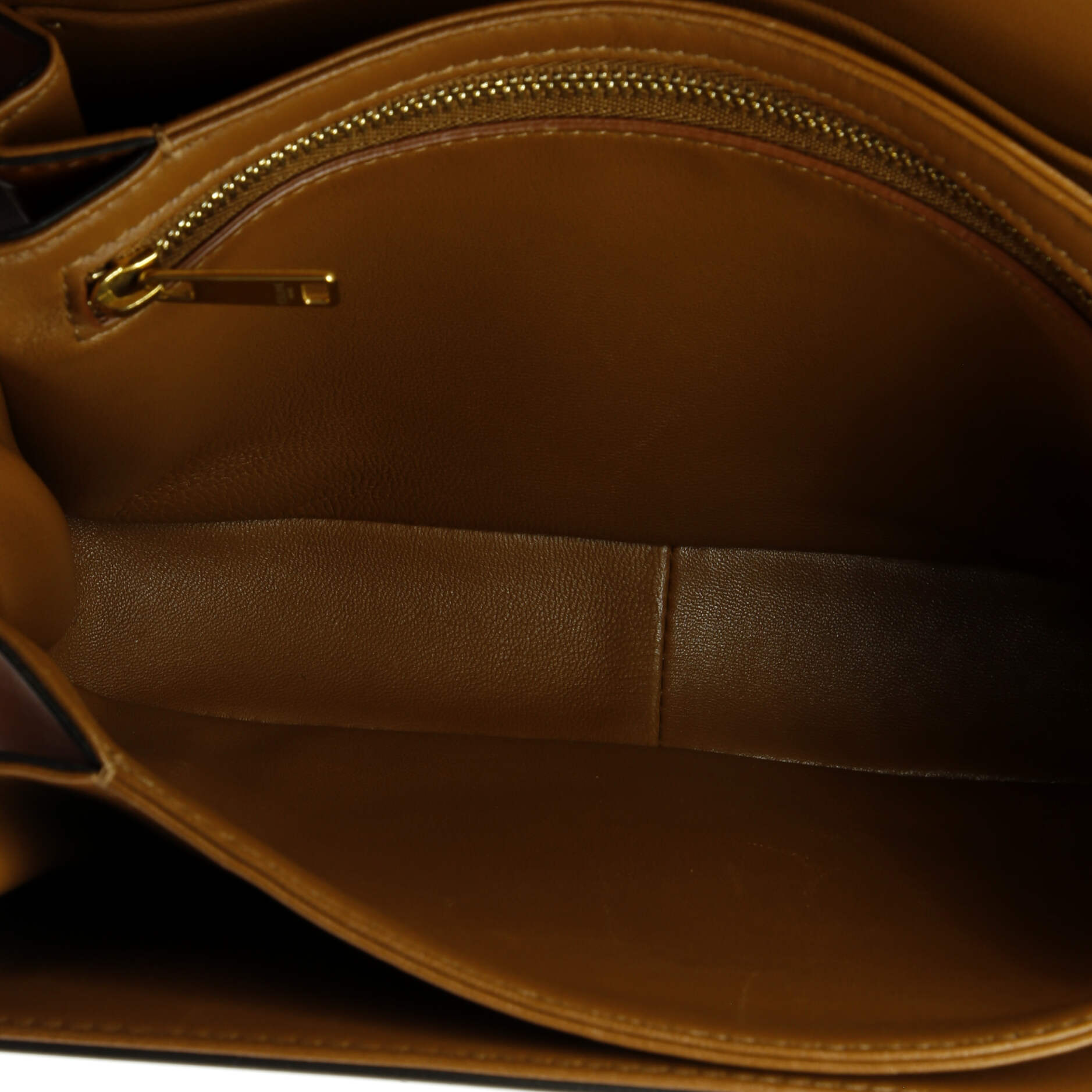 Pre-Loved Celine Triomphe Shoulder Bag Canvas with Leather Medium - Image 10