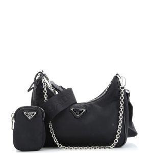 Pre-Loved Prada Re-Edition 2005 Shoulder Bag Tessuto Small