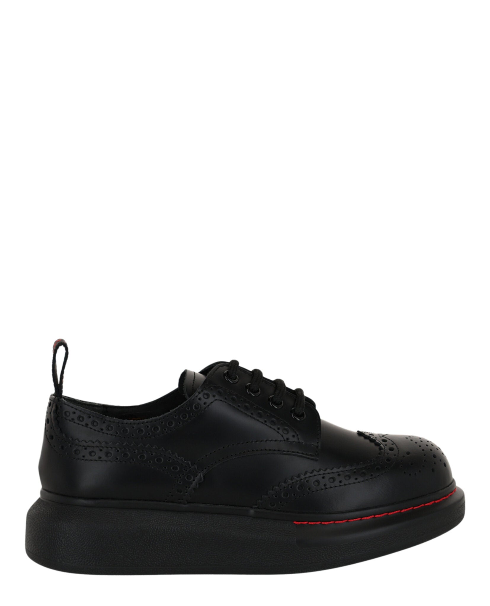 Alexander McQueen Women's Liquid Spaz Lace-Up Brogues