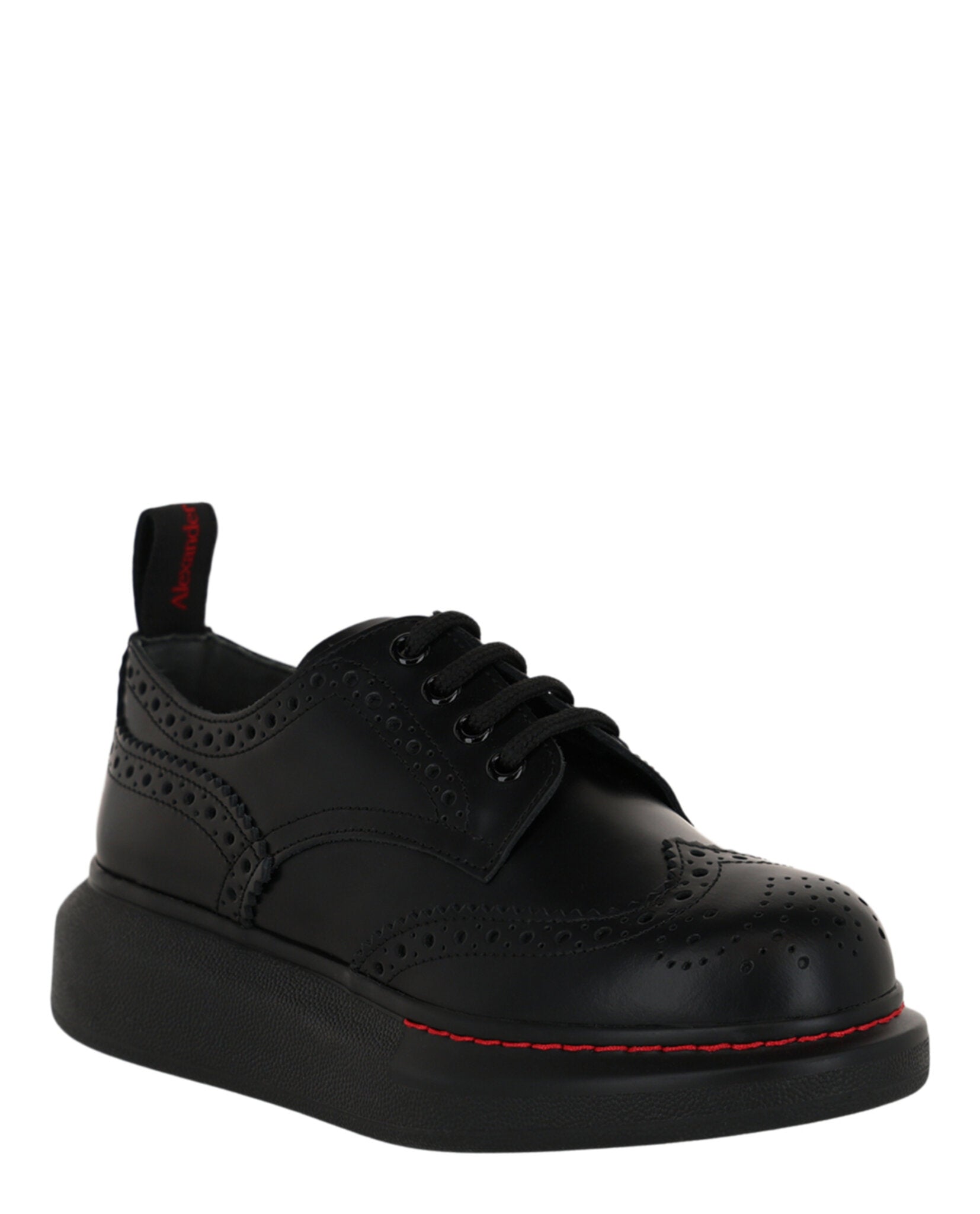 Alexander McQueen Women's Liquid Spaz Lace-Up Brogues - Image 2