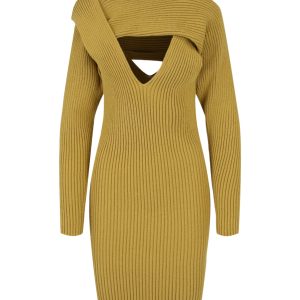 Bottega Veneta Ribbed-Knit Dress