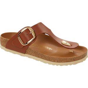 Birkenstock Gizeh Big Buckle Leather Cognac