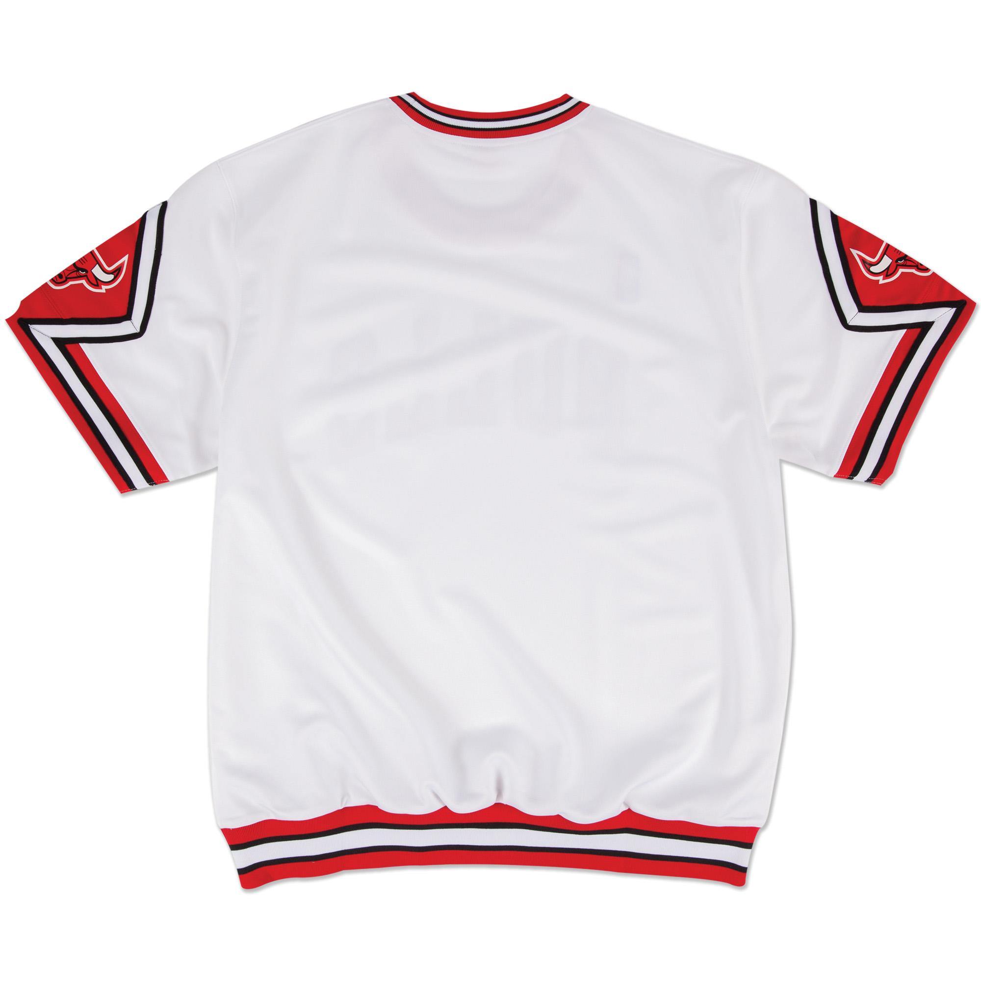Mitchell & Ness Men's Nba Authentic Shooting Shirt Chicago Bulls White - Image 2
