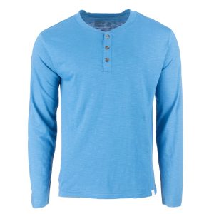 London Fog Men's Long Sleeve Henley