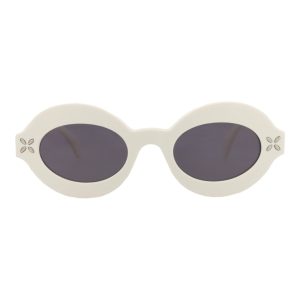 Alaia Round-Frame Acetate Sunglasses