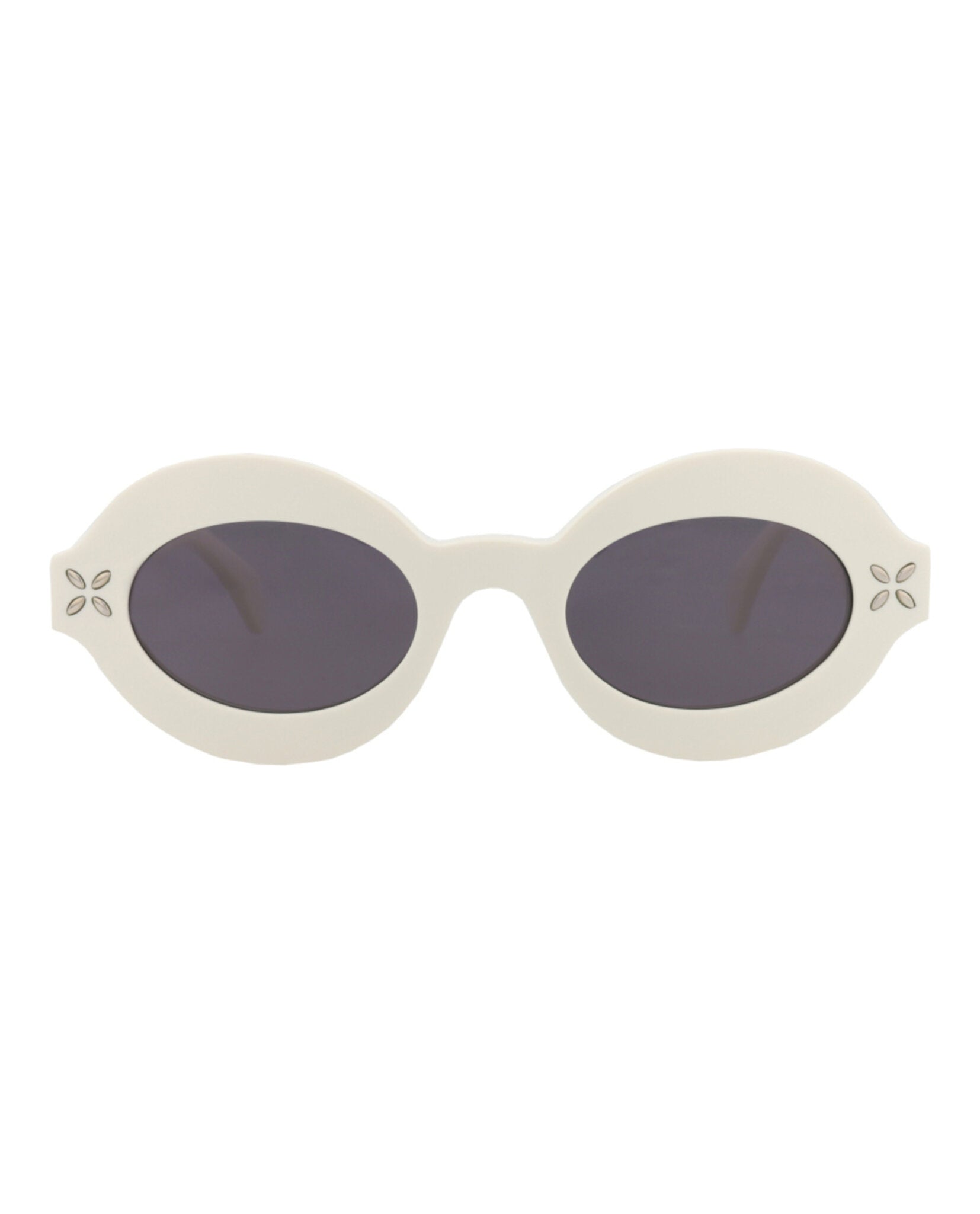 Alaia Round-Frame Acetate Sunglasses