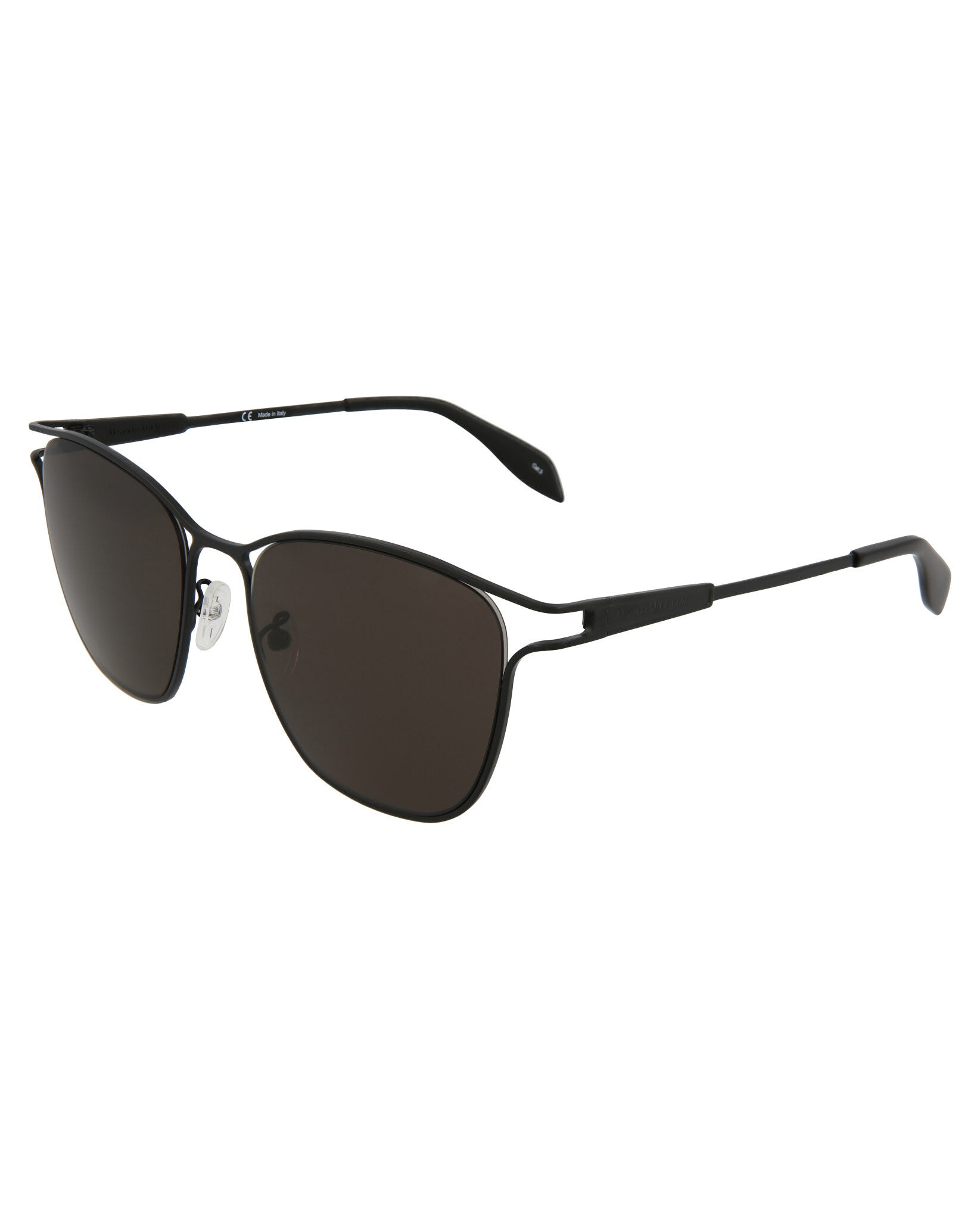 Alexander McQueen Square-Frame Metal Sunglasses - Image 2