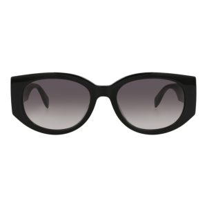Alexander McQueen Round-Frame Acetate Sunglasses