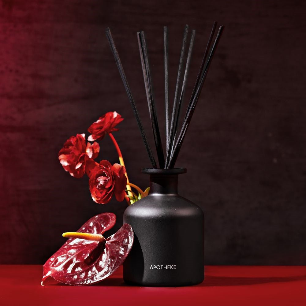 APOTHEKE Charcoal Rouge Reed Diffuser - Image 2