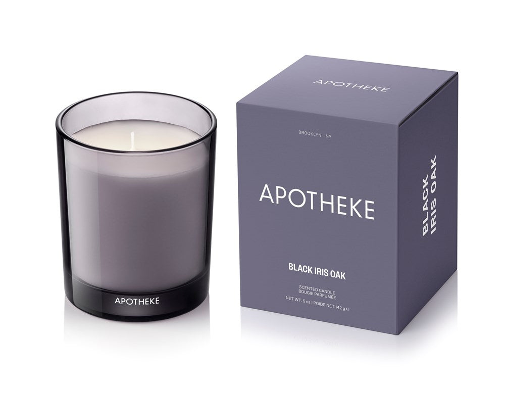 APOTHEKE Black Iris Oak Petite Candle