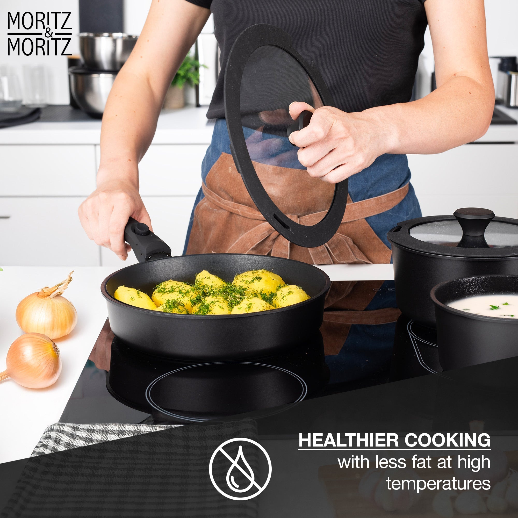 Moritz & Moritz 15-Piece Cast Aluminum Pot and Pan Set - Image 8