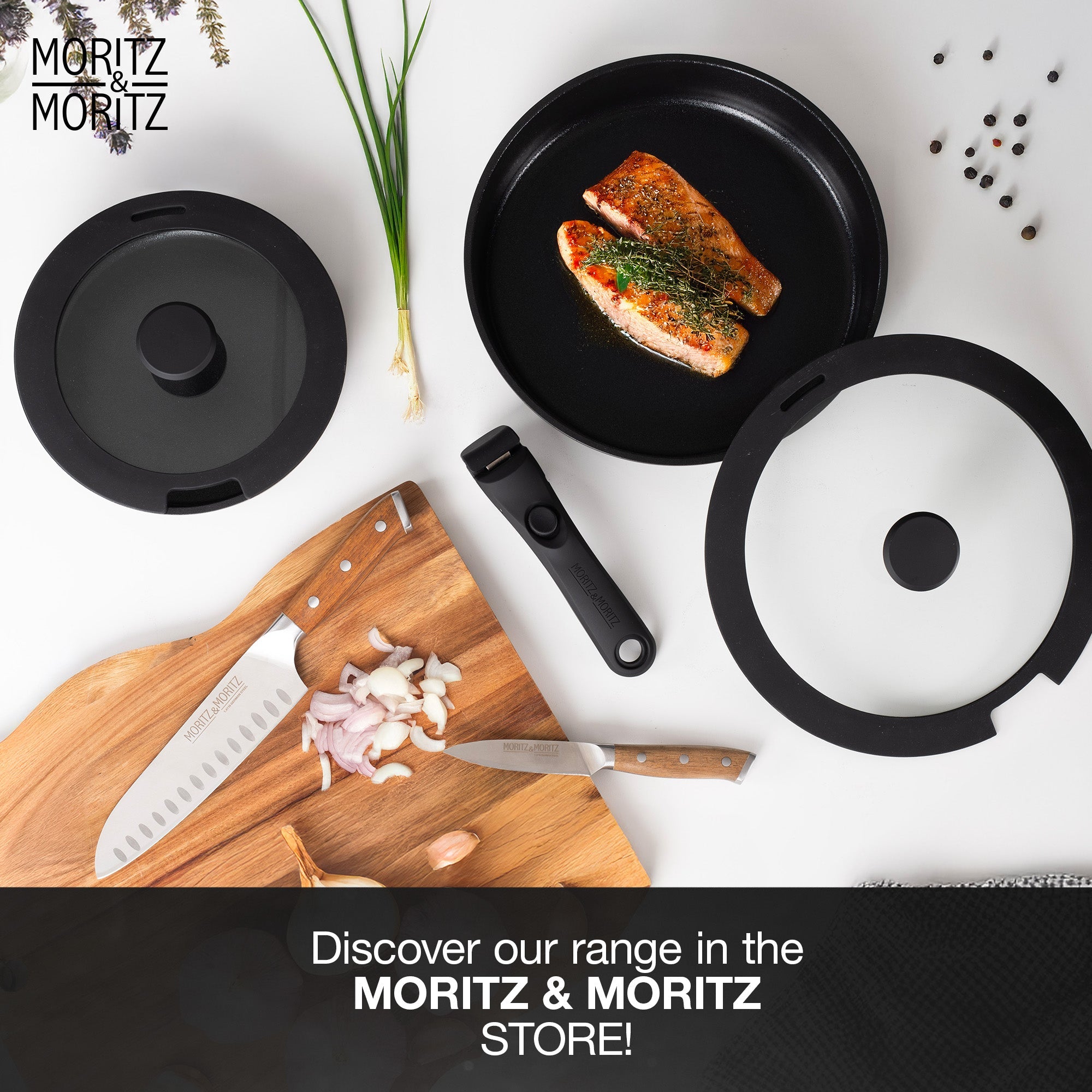 Moritz & Moritz 15-Piece Cast Aluminum Pot and Pan Set - Image 10