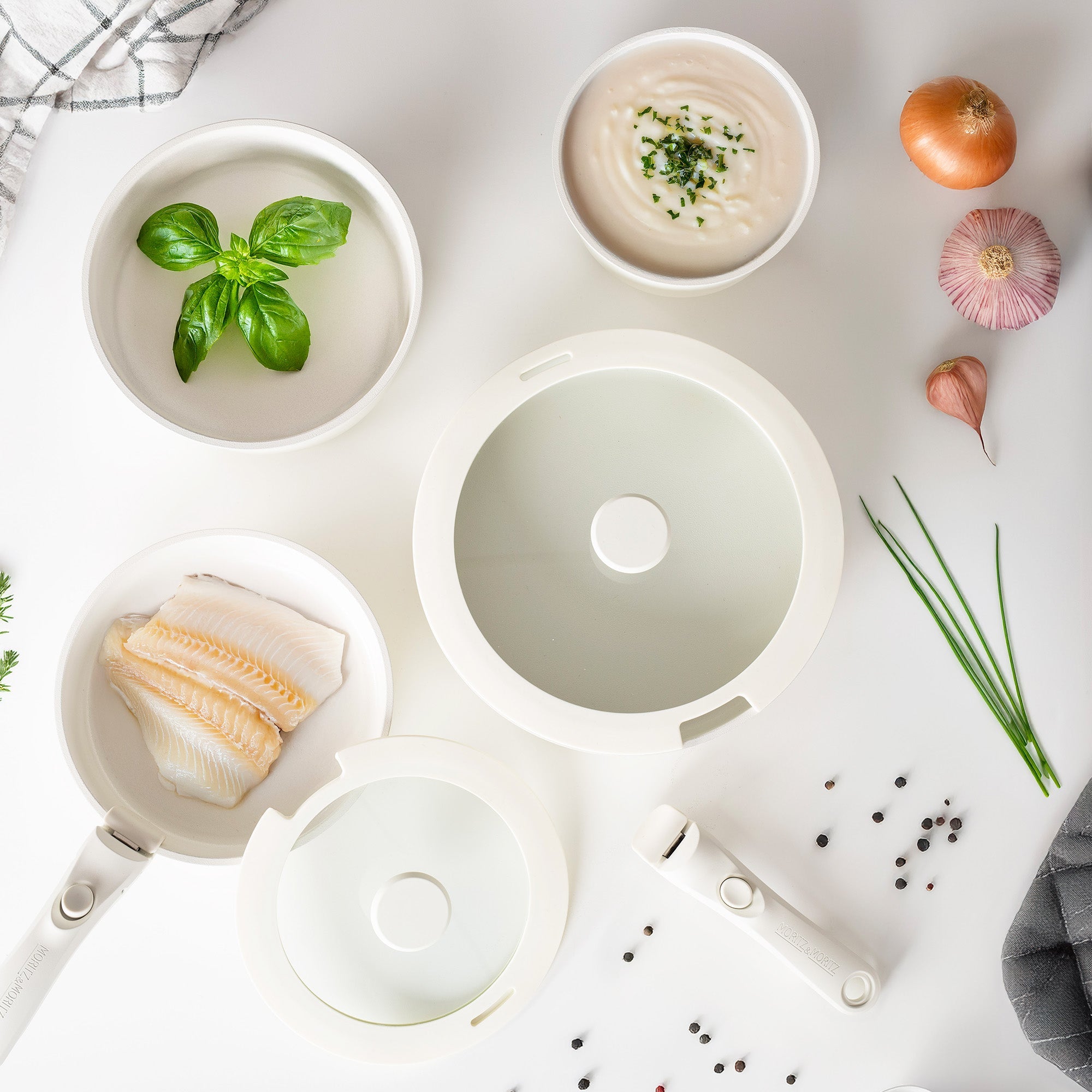 Moritz & Moritz 15-Piece Cast Aluminum Pot and Pan Set - Image 5