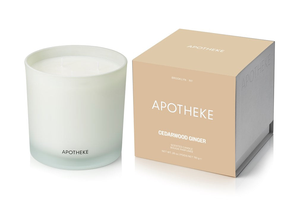 APOTHEKE Cedarwood Ginger 3-Wick Candle