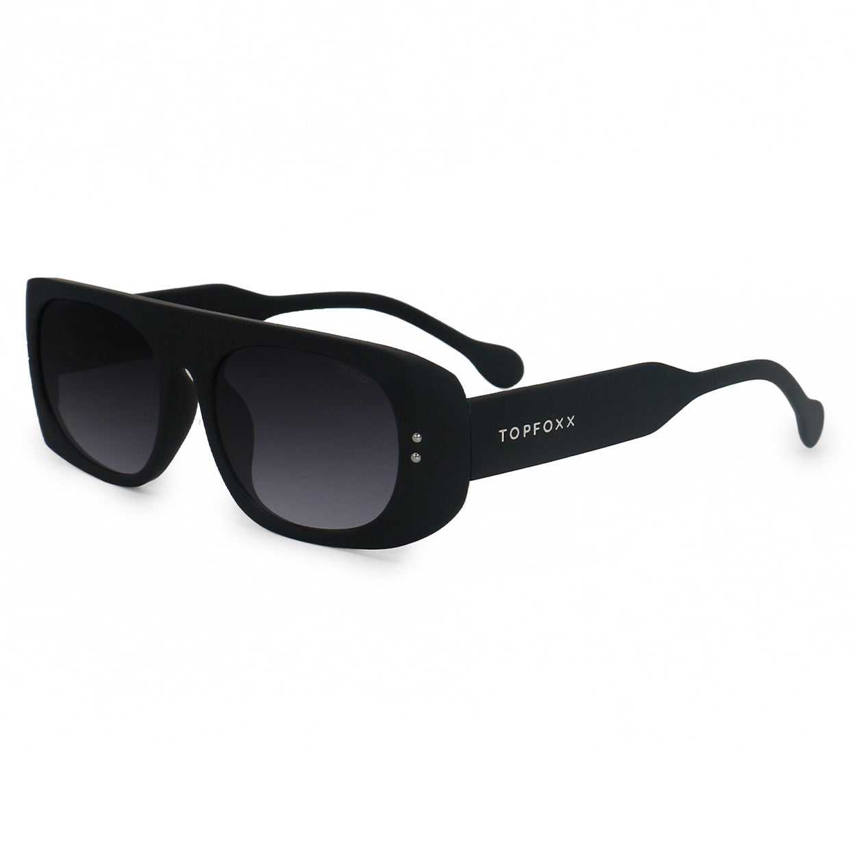 TopFoxx Claim It - Black Unisex Sunglasses