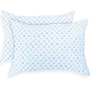 Bed Bath Fashions Bamboo Memory Foam Pillow with Removable Cover