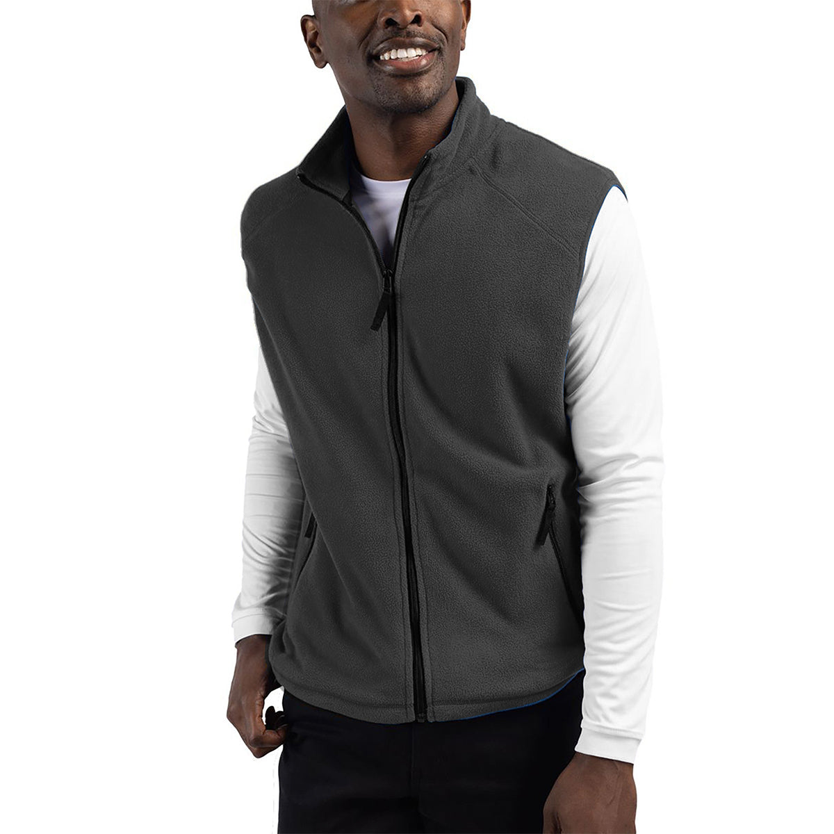 Cutter & Buck Clique Summit Performance Fleece Full Zip Men's Vest - Image 4
