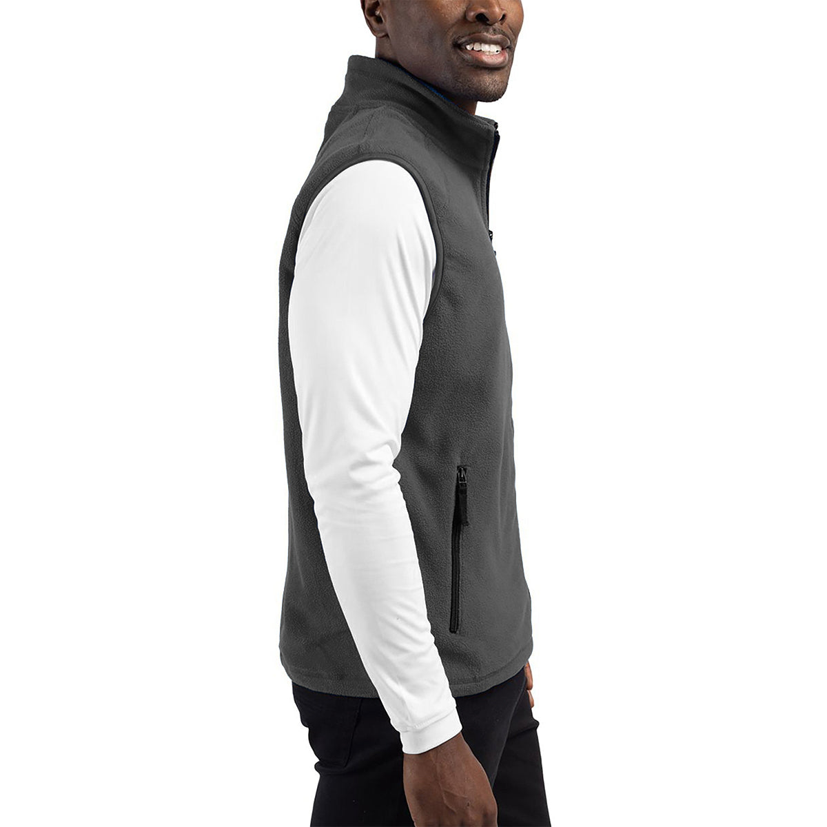 Cutter & Buck Clique Summit Performance Fleece Full Zip Men's Vest - Image 6