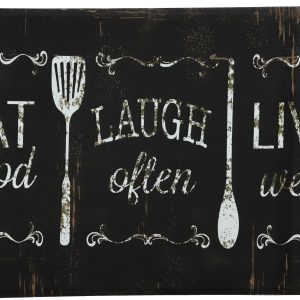 Eat Laugh Live Antifatigue Kitchen Mats