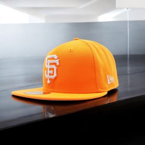 New Era Men's Mlb Sf Giants 5950 Fitted - Hunter Flame Orange Gubs - 70699767