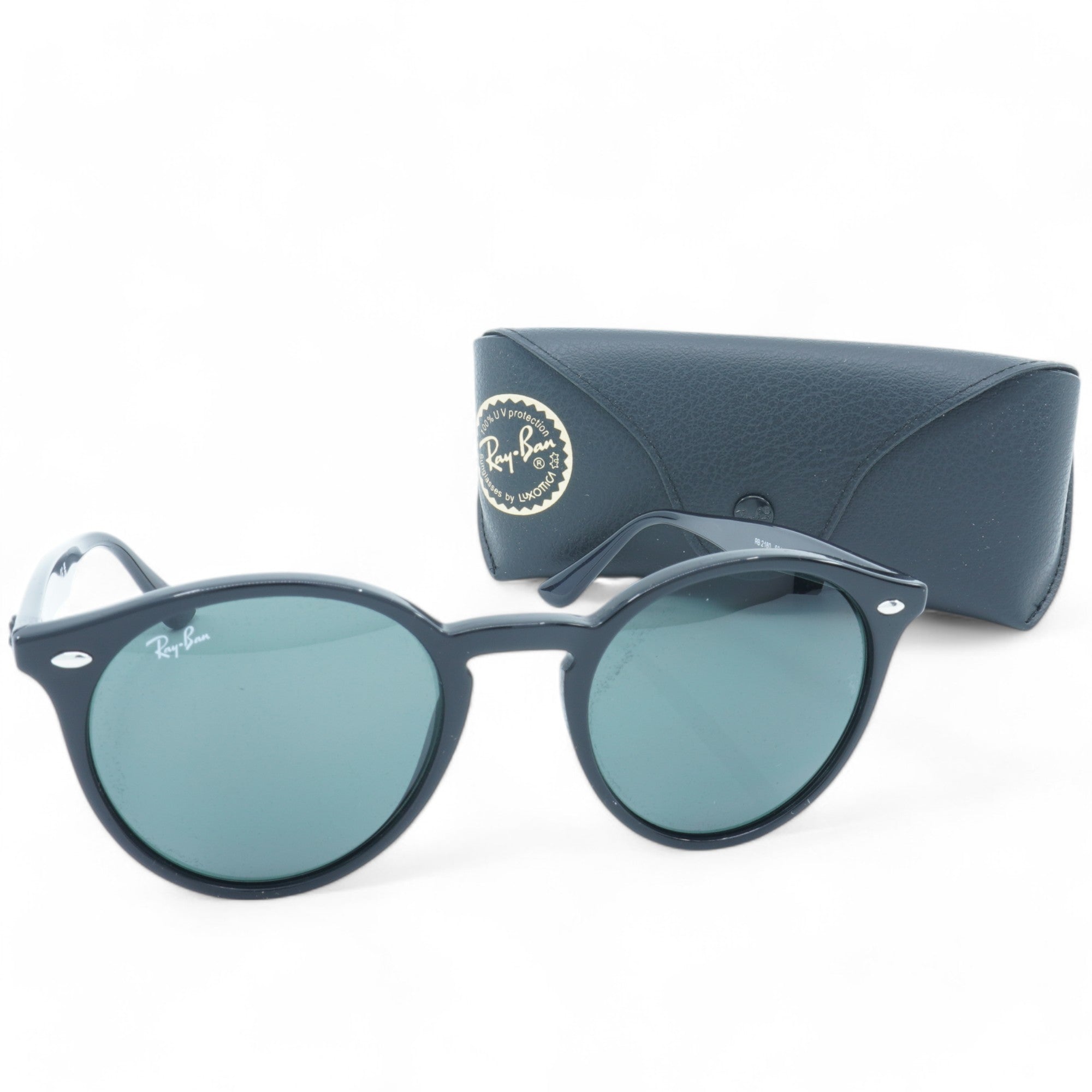 Ray-Ban Unisex Round Sunglasses - Rb2180-601/71 - Image 2