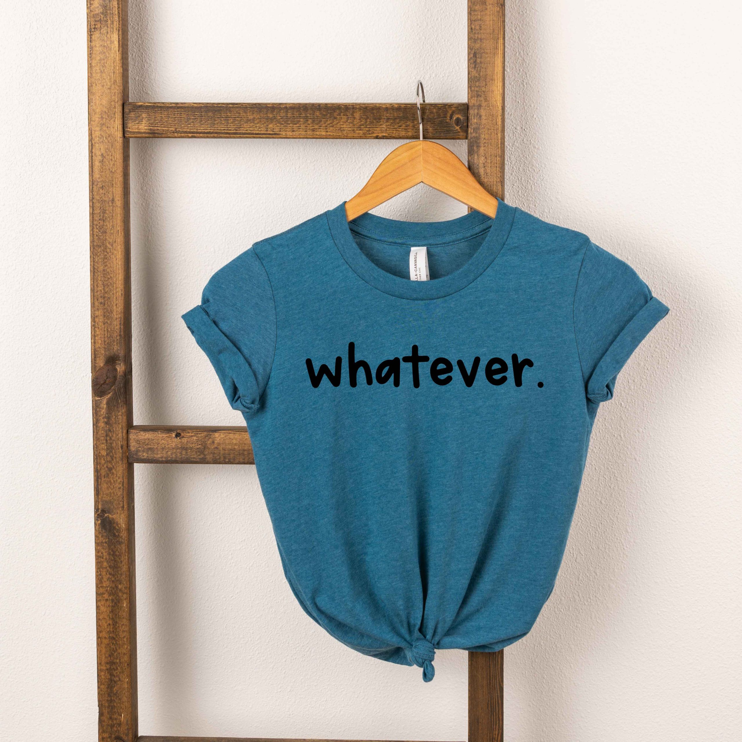 The Juniper Shop Toddler Whatever. Typewriter Short Sleeve Crew Neck - Image 2