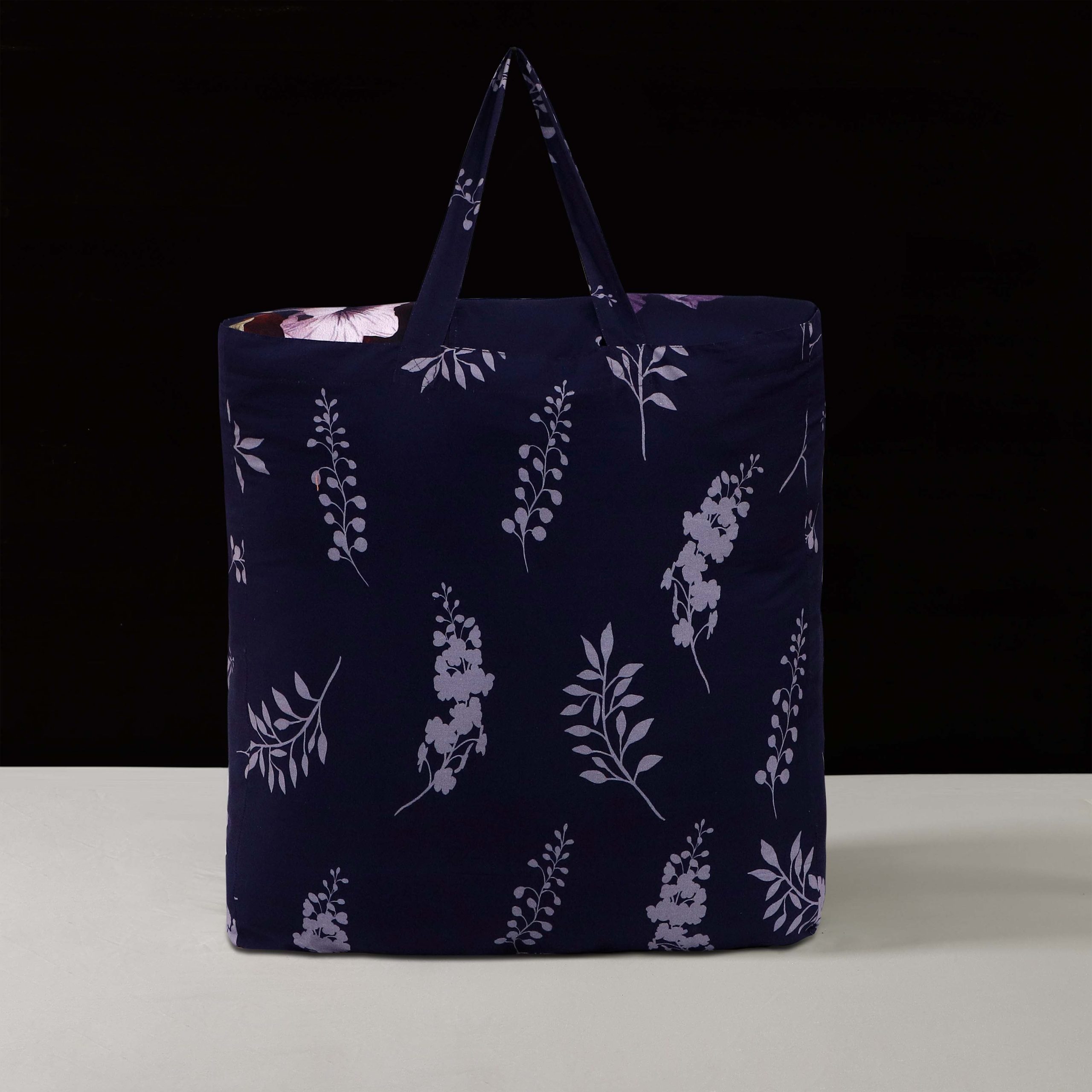 Bebejan Deep Purple Garden 5 Piece Reversible Comforter Set - Image 9