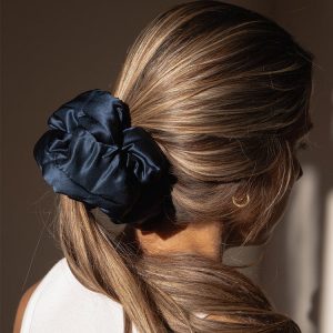 Drowsy Sleep Co. Pillow Scrunchie - Midnight Blue