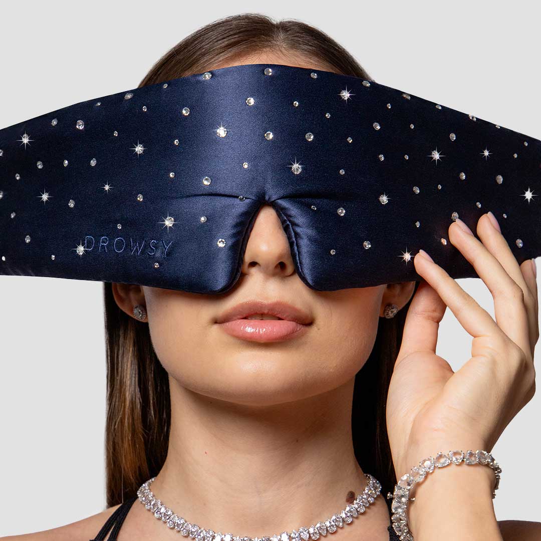 Drowsy Sleep Co. Silk Sleep Eye Mask Crystals by Swarovski? - Image 2
