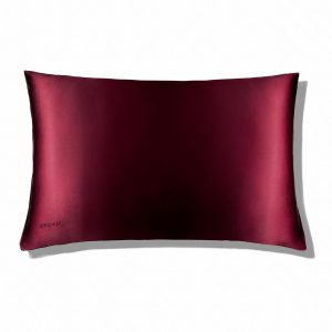 Drowsy Sleep Co. La Vie En Rouge Silk Pillowcase