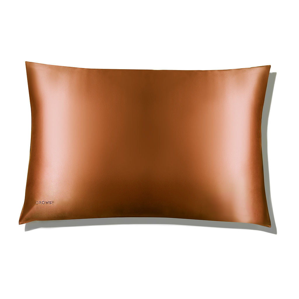 Drowsy Sleep Co. Pumpkin Spice Silk Pillowcase