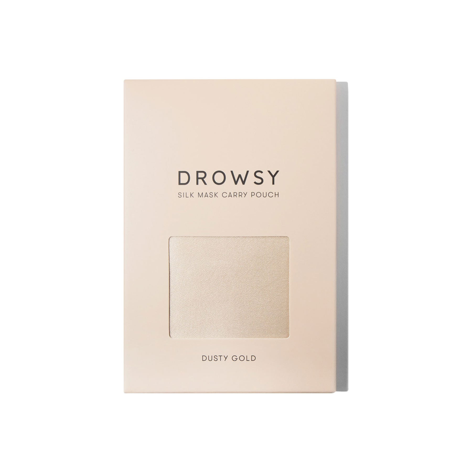 Drowsy Sleep Co. Dusty Gold Silk Carry Pouch - Image 3