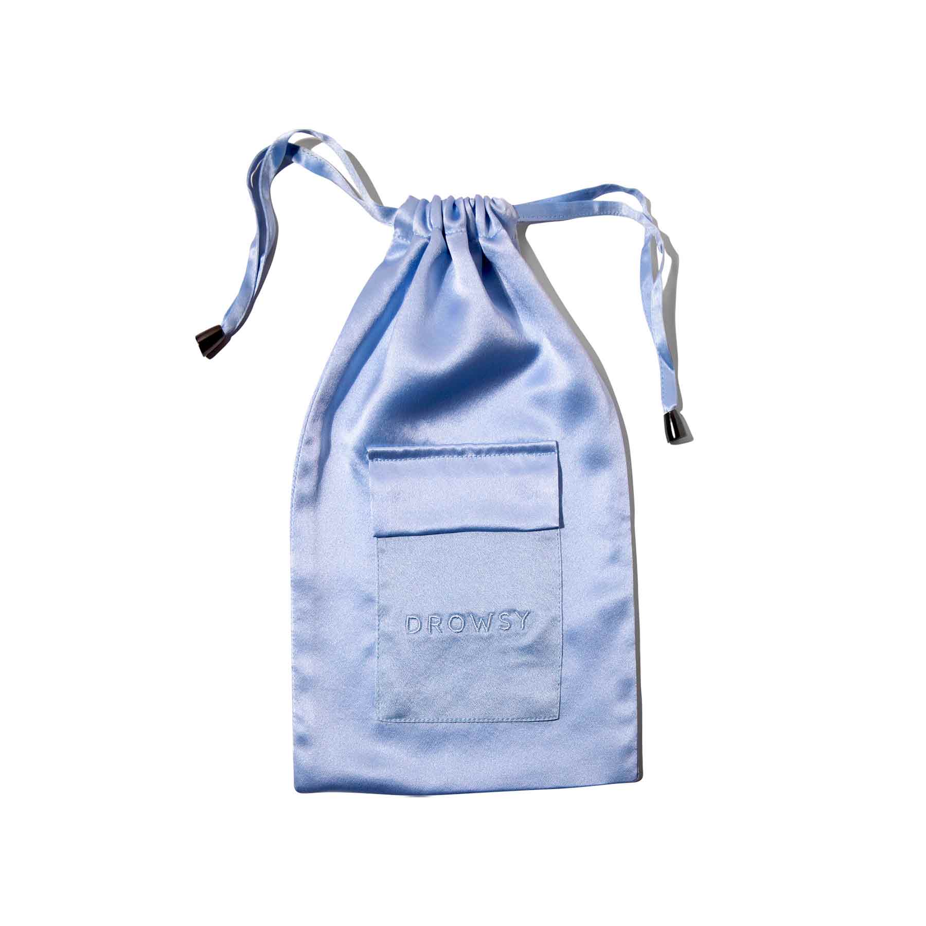 Drowsy Sleep Co. Blue Belle Silk Carry Pouch - Image 2