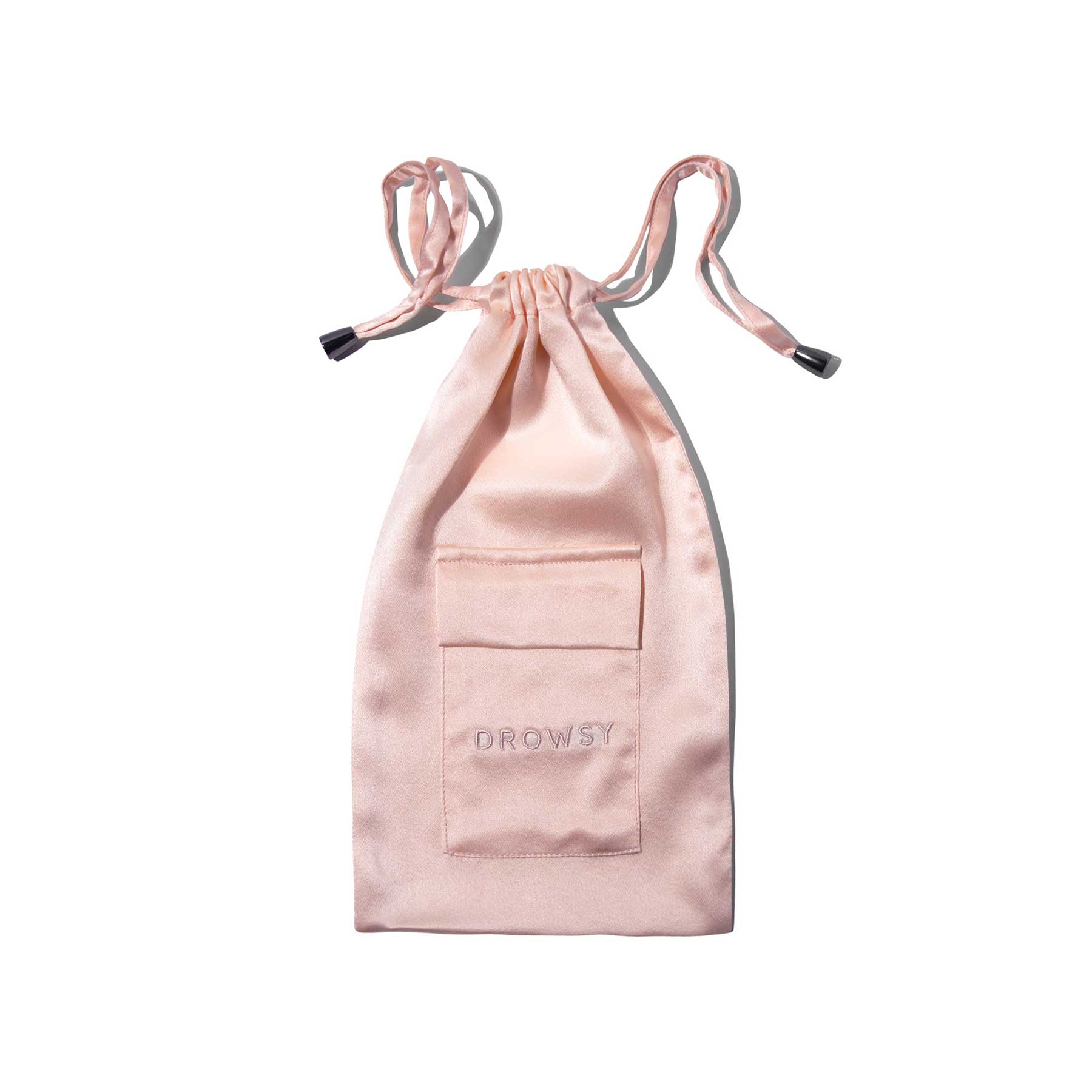 Drowsy Sleep Co. Sunset Pink Silk Carry Pouch - Image 2