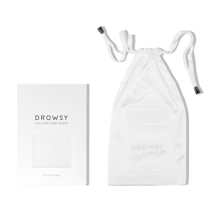 Drowsy Sleep Co. Akoya Pearl Silk Carry Pouch
