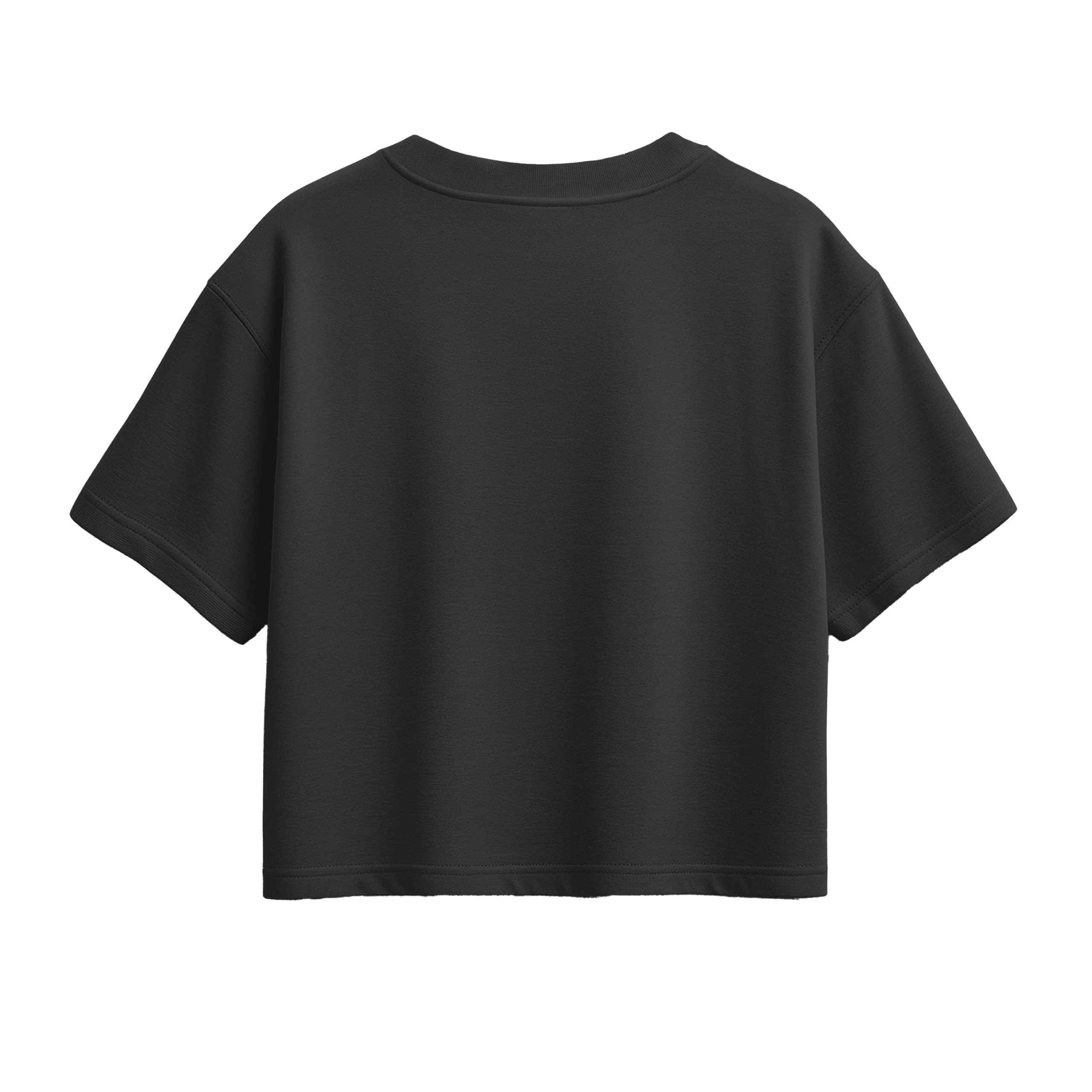 Instant Message - Not Naughty Just Feral - Youth Girl Short Sleeve Boxy Tee - Image 6