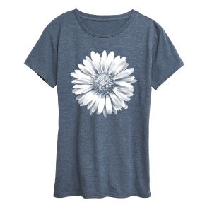 Instant Message - White Daisy - Women's Short Sleeve Graphic T-shirt